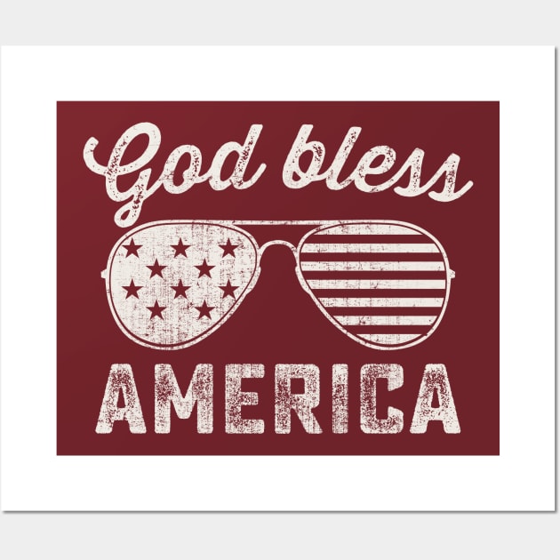 God Bless America Wall Art by Designkix